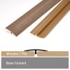 LXLZYXSF T-Shape Aluminum Floor Transition Strip, Wood Grain, 4 cm Wide, 135 cm (Color E) view 4