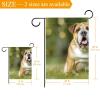 Old English Bulldog Grassland Tired Garden Flag, Vertical Double-Sided Seasonal Farmhouse Yard Outdoor Decor view 3