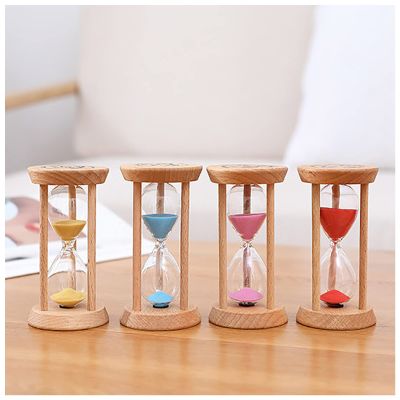 FrEshn Wooden Hourglass, 3–30 Minutes, 5-Minute Size, Random Color