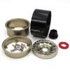 hobbysoul Adjustable 4-Offset 2.2 Beadlock Wheels and Tires, Champagne, 5.12 in / 130 mm, 4-Piece Set, Mounted view 4