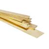 Brass Flat Bar 55 x 0.8 mm, Cut Strip, 500 mm view 1