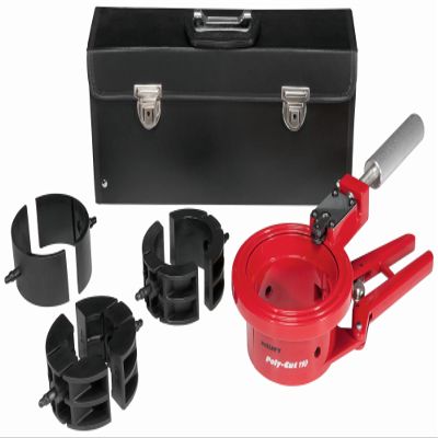 ROLLER'S Poly-Cut – Heavy-Duty Metal Pipe Cutting Tool for Square Cutting and Chamfering Plastic and Metal Pipes (Poly-Cut 110 Cu/Inox Set, 60/80/100/110)