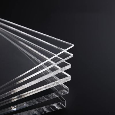 TOFIMA Transparent PVC Sheet, 1 Piece, 100 × 100 mm / 200 × 200 mm / A4, Various Thicknesses, for Picture Frames and DIY
