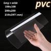 TOFIMA Transparent PVC Sheet, 1 Piece, 100 × 100 mm / 200 × 200 mm / A4, Various Thicknesses, for Picture Frames and DIY view 2