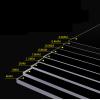 TOFIMA Transparent PVC Sheet, 1 Piece, 100 × 100 mm / 200 × 200 mm / A4, Various Thicknesses, for Picture Frames and DIY view 3