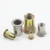 230-Piece Stainless Steel Blind Rivet Nuts, M3–M12, Galvanized Threaded Inserts for Enclosure Panels, M12 2-Piece, Yellow Zinc-Plated view 2