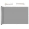 NKADNB Balcony Privacy Screen 120 x 550 cm, 220 g/m², Gray view 1