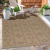 Carpetsale24 Outdoor Rug 120x170 cm, Weather-Resistant Rug for Balcony, Patio & Living Room, Flatweave in Jute Look, Easy-Care & Versatile view 1