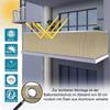 NKADNB Balcony Privacy Screen 140 x 150 cm, Khaki view 4