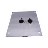 HABIIID Mounting Plate for Chinese Diesel Heater, Stainless Steel, 60 mm, Planar view 2