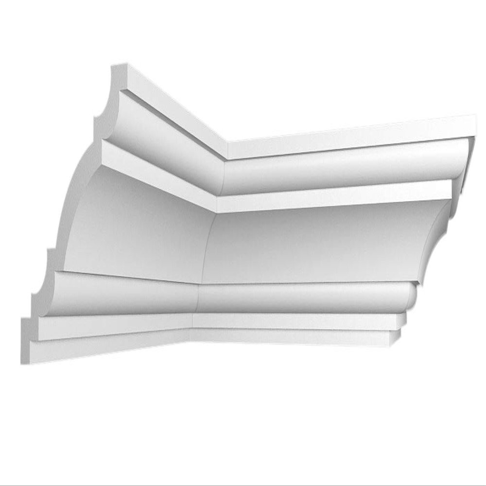 Stuck Dekorbau 2 m Decorative Molding, XPS Foam, 120 x 110 mm, K 3