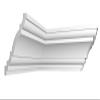 Stuck Dekorbau 2 m Decorative Molding, XPS Foam, 120 x 110 mm, K 3 view 1