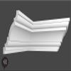 Stuck Dekorbau 2 m Decorative Molding, XPS Foam, 120 x 110 mm, K 3 view 2
