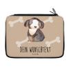 Mr. & Mrs. Panda Personalized Pencil Case with Name – Relaxing Dog view 1