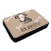 Mr. & Mrs. Panda Personalized Pencil Case with Name – Relaxing Dog view 3