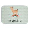 Mr. & Mrs. Panda Personalized Llama Rainbow Bath Mat view 1