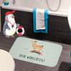 Mr. & Mrs. Panda Personalized Llama Rainbow Bath Mat view 3