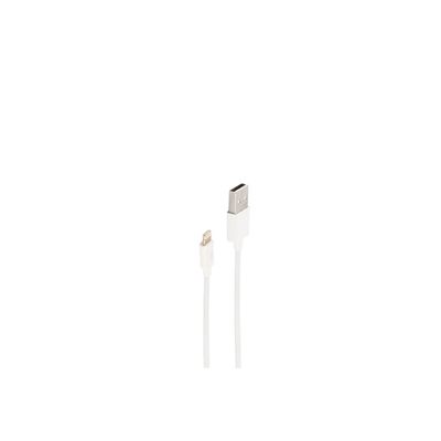 Shiverpeaks USB Charging & Sync Cable, USB-A to 8-Pin, USB 2.0, White, 0.5 m