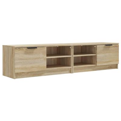 vidaXL TV Cabinets 2 pcs. Sonoma Oak 80x35x36.5 cm Engineered Wood