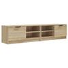 vidaXL TV Cabinets 2 pcs. Sonoma Oak 80x35x36.5 cm Engineered Wood view 1