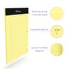 Alitte Yellow Legal Notepads, 12 x 20 cm, Perforated, Ruled, Thick Premium Paper, No Ink Bleed, for Home, Office, School, and Business, 50 Sheets per Pad view 2