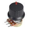 BEOTTO 5-Piece WH148 Linear Potentiometer Set, 1K 2K 5K 10K 20K 50K 100K 250K 1M, with Red 24 x 15 mm Knob Caps, 15 mm, 3-Pin Potentiometer Kit (Size: 250K OHM) view 1