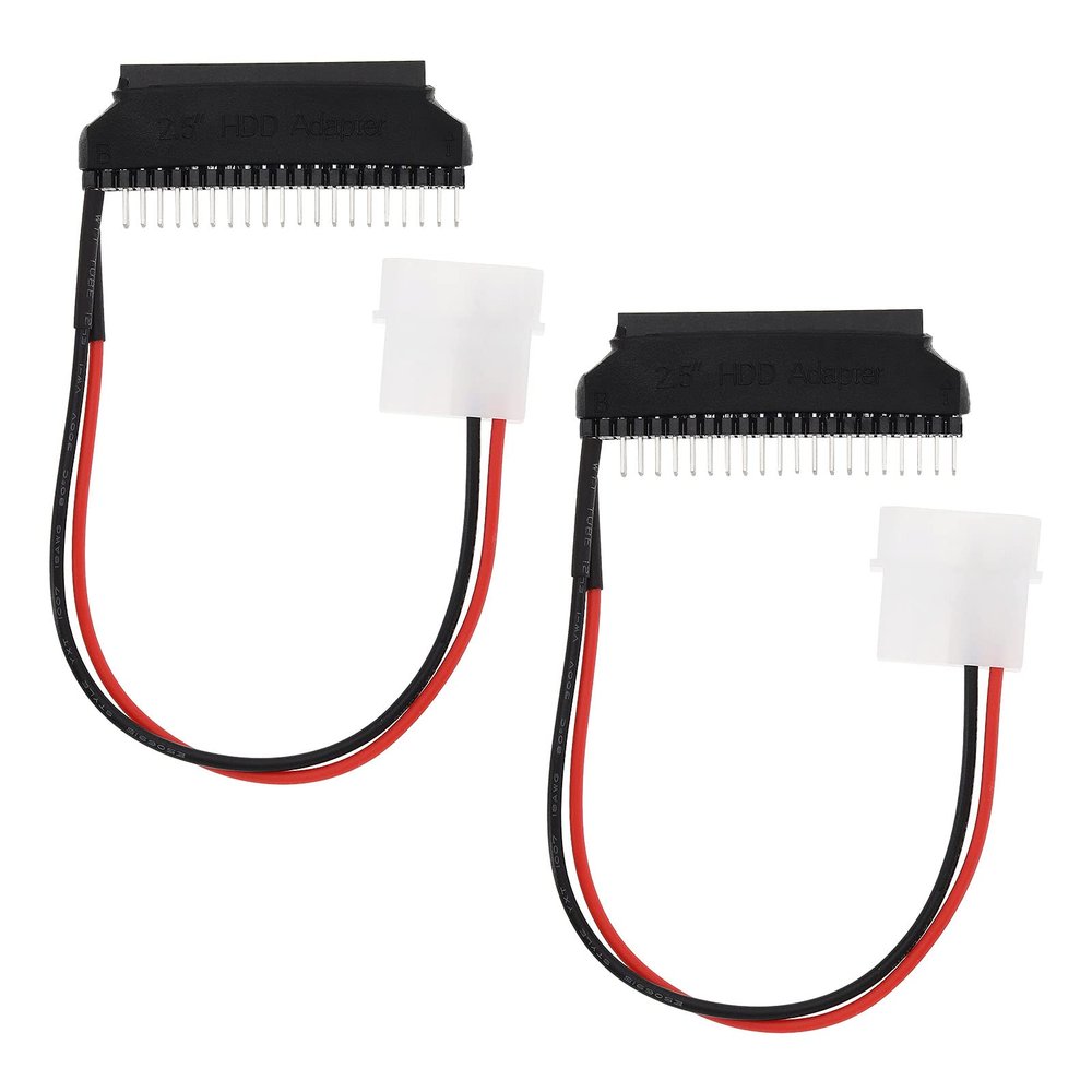 2-Pack 44-Pin to 40-Pin IDE Adapter Cards, 2.5-Inch Laptop to 3.5-Inch Desktop