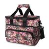 Picnic Cooler Bag, 15 L, 24 Cans, Colorful Stars/Skull, Insulated Lunch Bag view 1