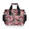 Picnic Cooler Bag, 15 L, 24 Cans, Colorful Stars/Skull, Insulated Lunch Bag view 2