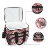 Picnic Cooler Bag, 15 L, 24 Cans, Colorful Stars/Skull, Insulated Lunch Bag view 4