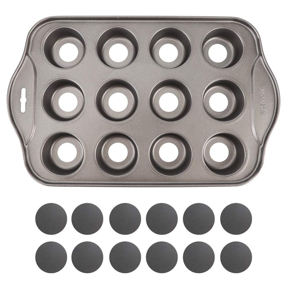 Mini Nonstick Cheesecake Pan with 12 Removable Bases