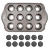 Mini Nonstick Cheesecake Pan with 12 Removable Bases view 1