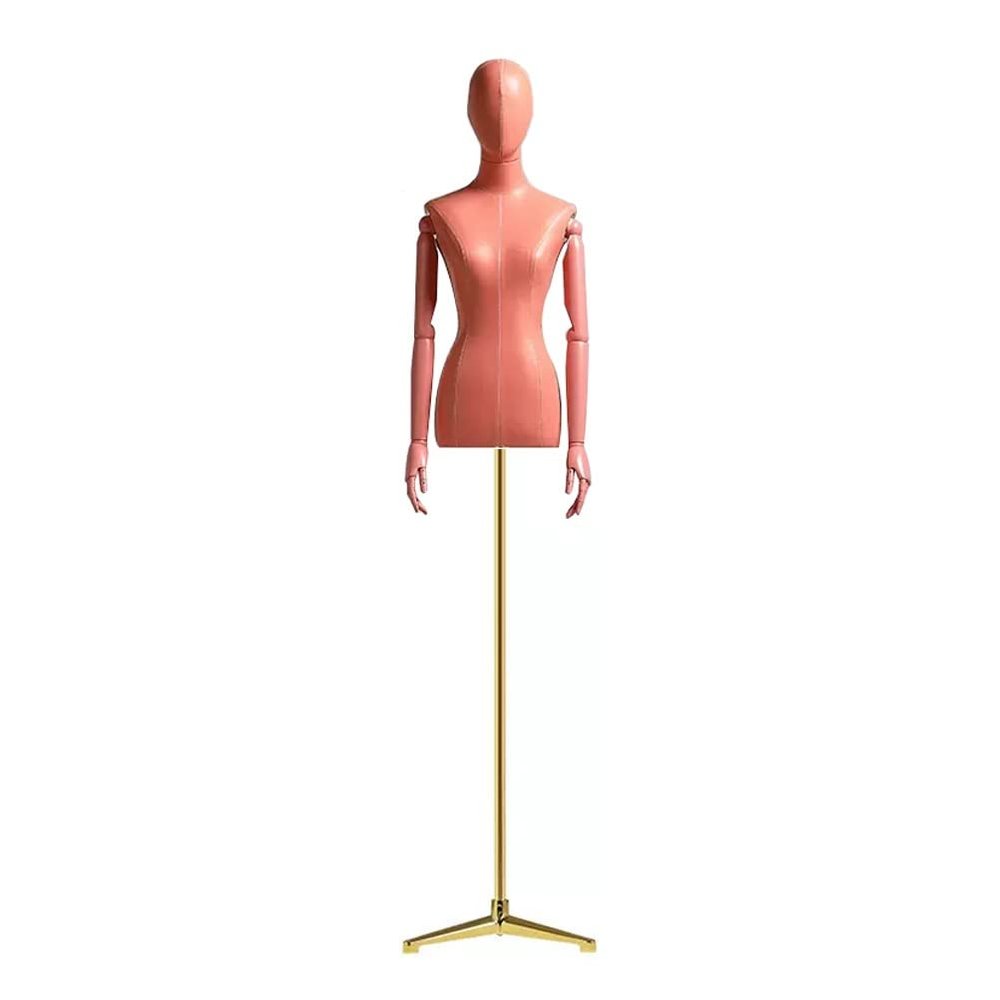Female Dress Form Mannequin Torso with Adjustable Metal Stand