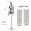 Female Dress Form Mannequin Torso with Adjustable Metal Stand view 4
