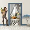 Magnetic Insect Screen Door, 195 x 195 cm, Gray view 1