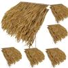 Artificial Palm Grass Thatch Panels, Rot-Resistant, Up to 15-Year Lifespan, Fire-Resistant Yellow, 10-Piece view 1