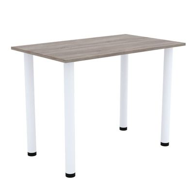 AKKE Dining Table, 70 x 60 cm, Small Kitchen Table or Desk, White Legs