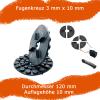 Rubber Paver Supports 3 mm x 10 mm for Patio Slabs, 200-Pack view 2