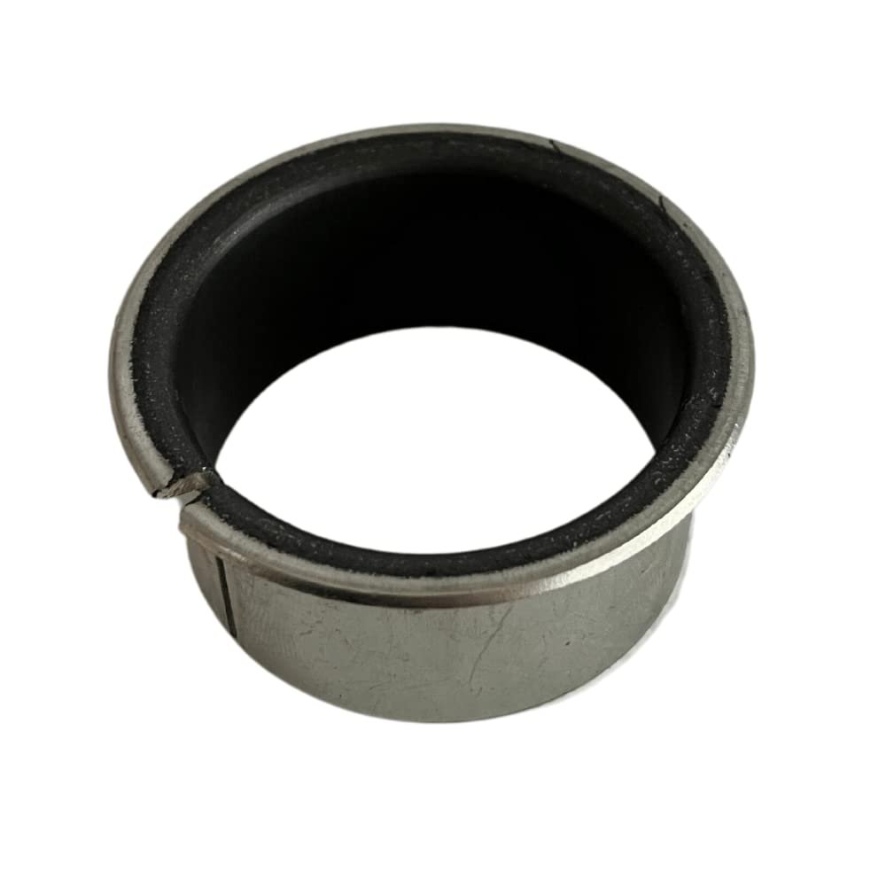 5x Flanged Plain Bearing Bushing, Steel/PTFE, 25 x 28 x 35 x 11.5 mm