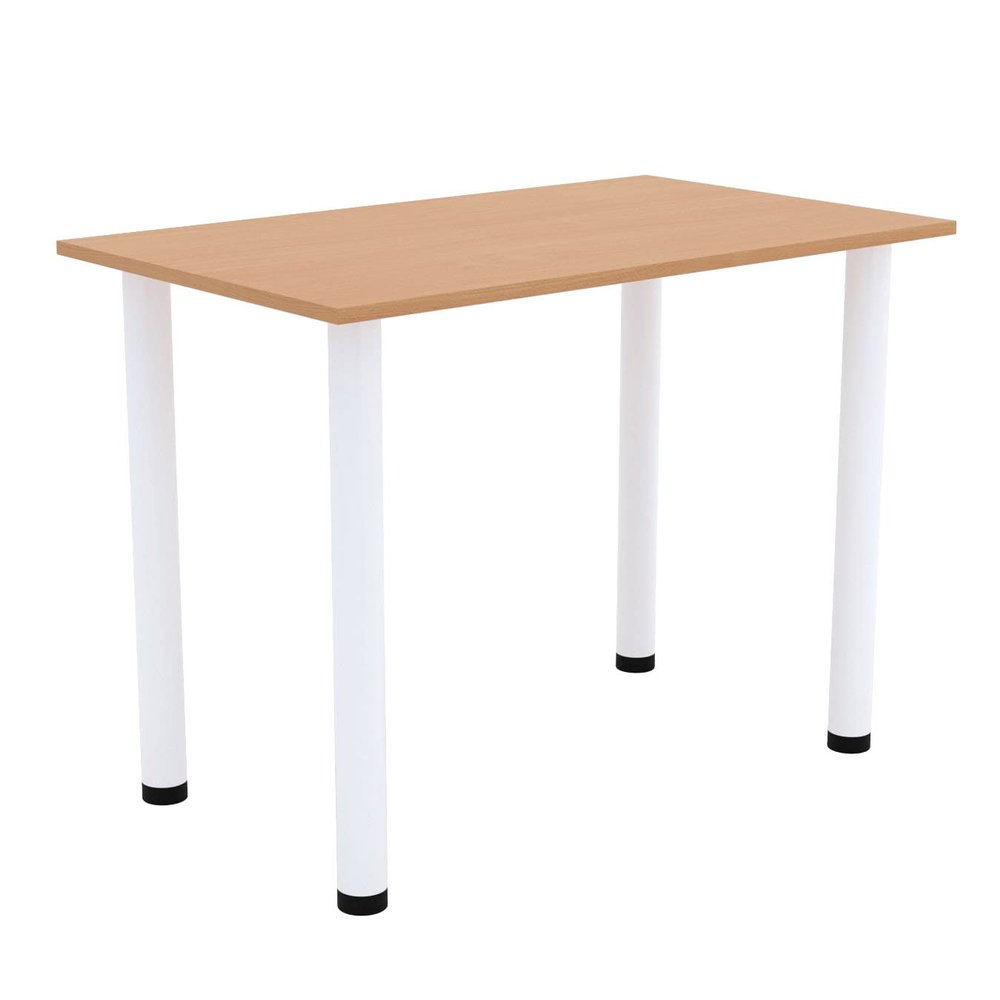 AKKE Dining Table 110 x 65 cm with White Legs