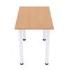 AKKE Dining Table 110 x 65 cm with White Legs view 3