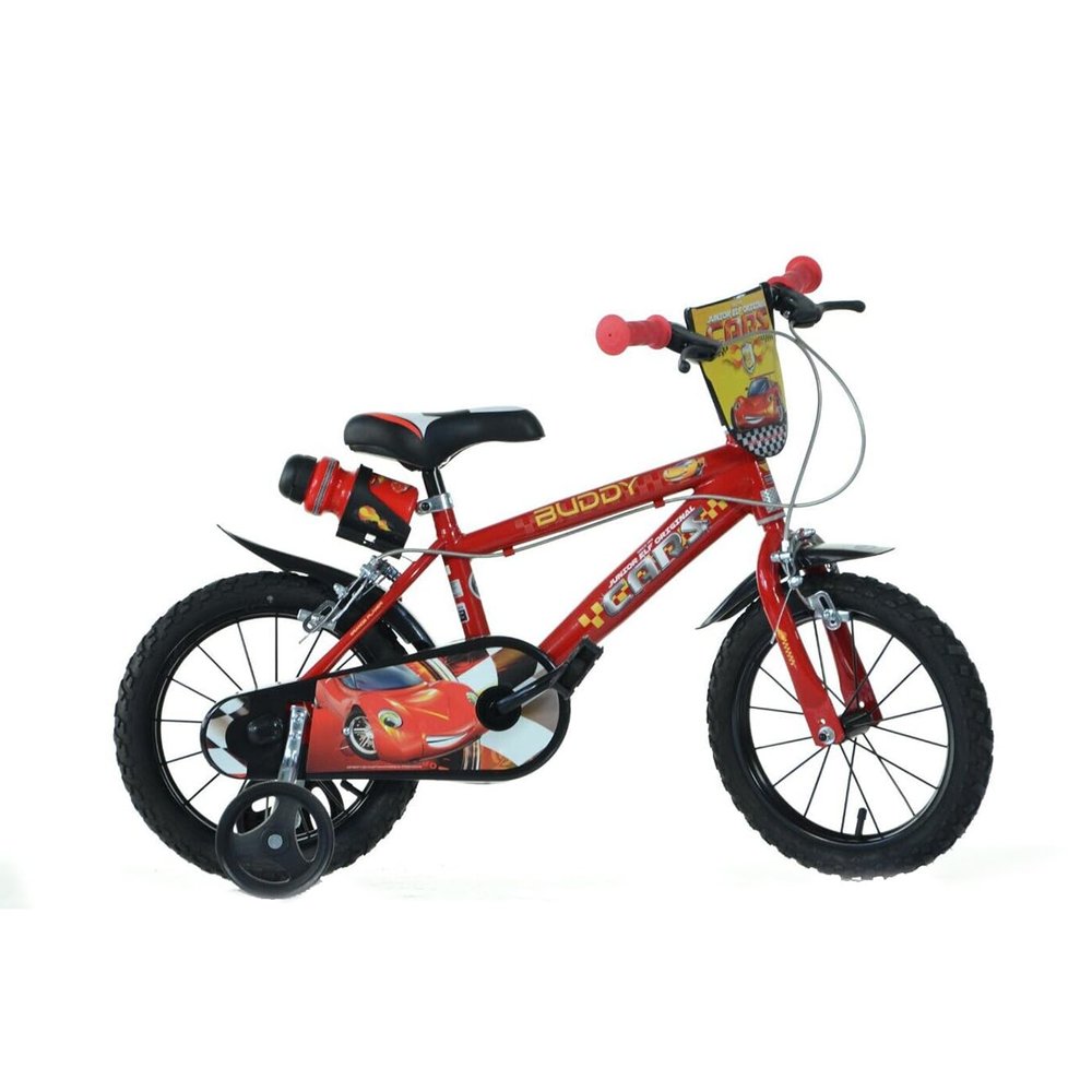 Dino Bikes Cars 14-Inch Children's Bicycle