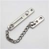 Door Chain Lock, Bolt Security Limiter, Stainless Steel, Silver view 1