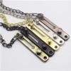 Door Chain Lock, Bolt Security Limiter, Stainless Steel, Silver view 3