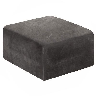 Stretch Square Ottoman Cover, Velvet, for Footstools and Storage Ottomans