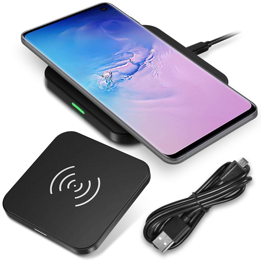Qi Wireless Charging Station, 10W, Compatible with Samsung Galaxy Z Flip 4 and Other Qi Devices