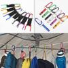 72-Pack Small Colorful Aluminum Carabiners, D-Clip Keychain Hooks, 46 x 24 mm view 2