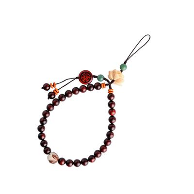 UKCOCO Retro Phone Lanyard with Lotus Pendant for Wrist