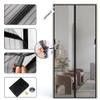 Magnetic Fly Screen Door 150 x 250 cm, Self-Closing Mosquito Net Curtain for Doors and Patios, Foldable, Black view 3