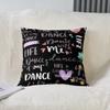 Hippie Graffiti Pillow Covers 45 x 45 cm, Set of 2, Dance Life view 2